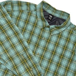 Rei Co.op Shirt Mens Extra Large Long Sleeve Button Up Vented Plaid-B